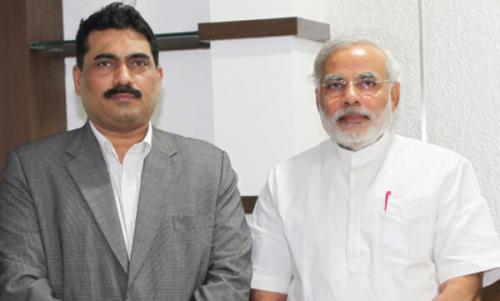 Mr. Chandrakant Salunkhe - Founder & President, SME Chamber of India with Mr. Narendra Modi - Hon'ble Prime Minister of India during Interactive Meeting -File Photo